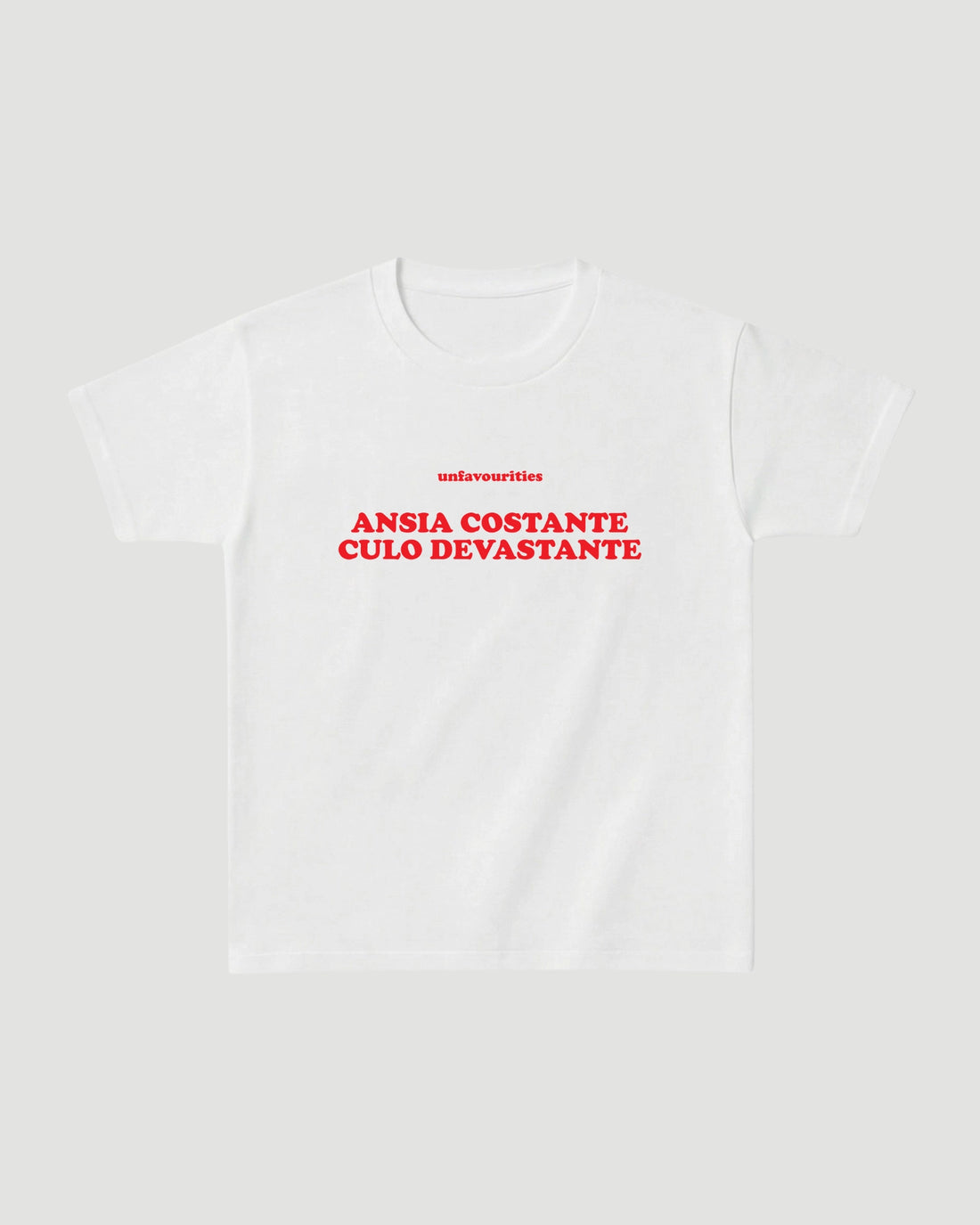'ansia costante culo devastante' classic tee - Unfavourities