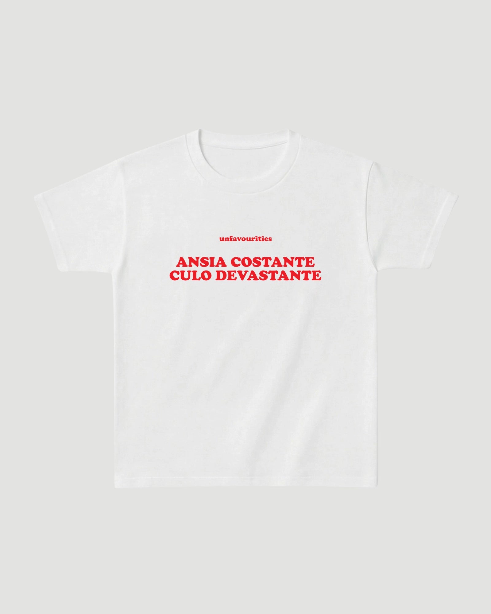 'ansia costante culo devastante' classic tee - Unfavourities