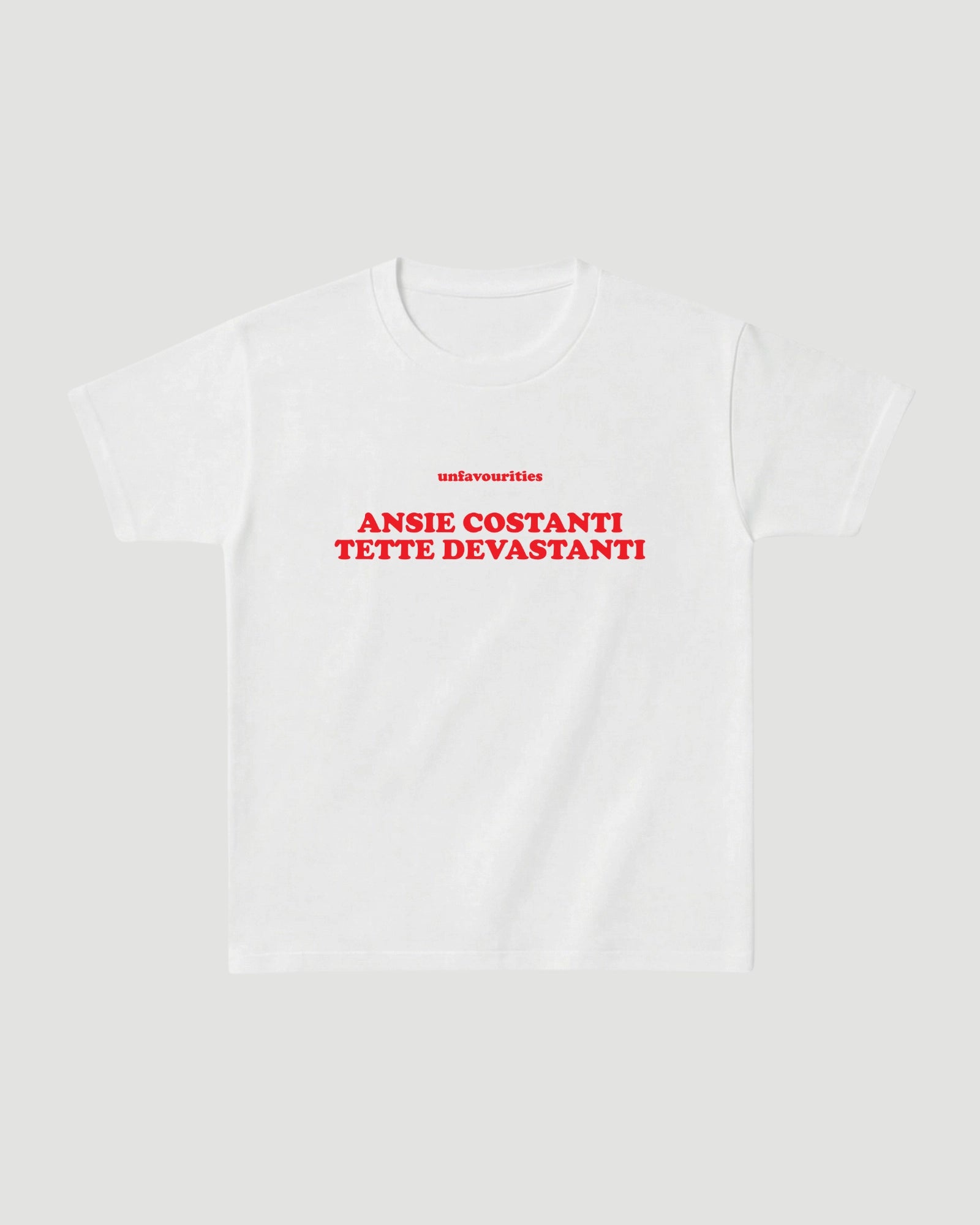 'ansie costanti tette devastanti' classic tee - Unfavourities