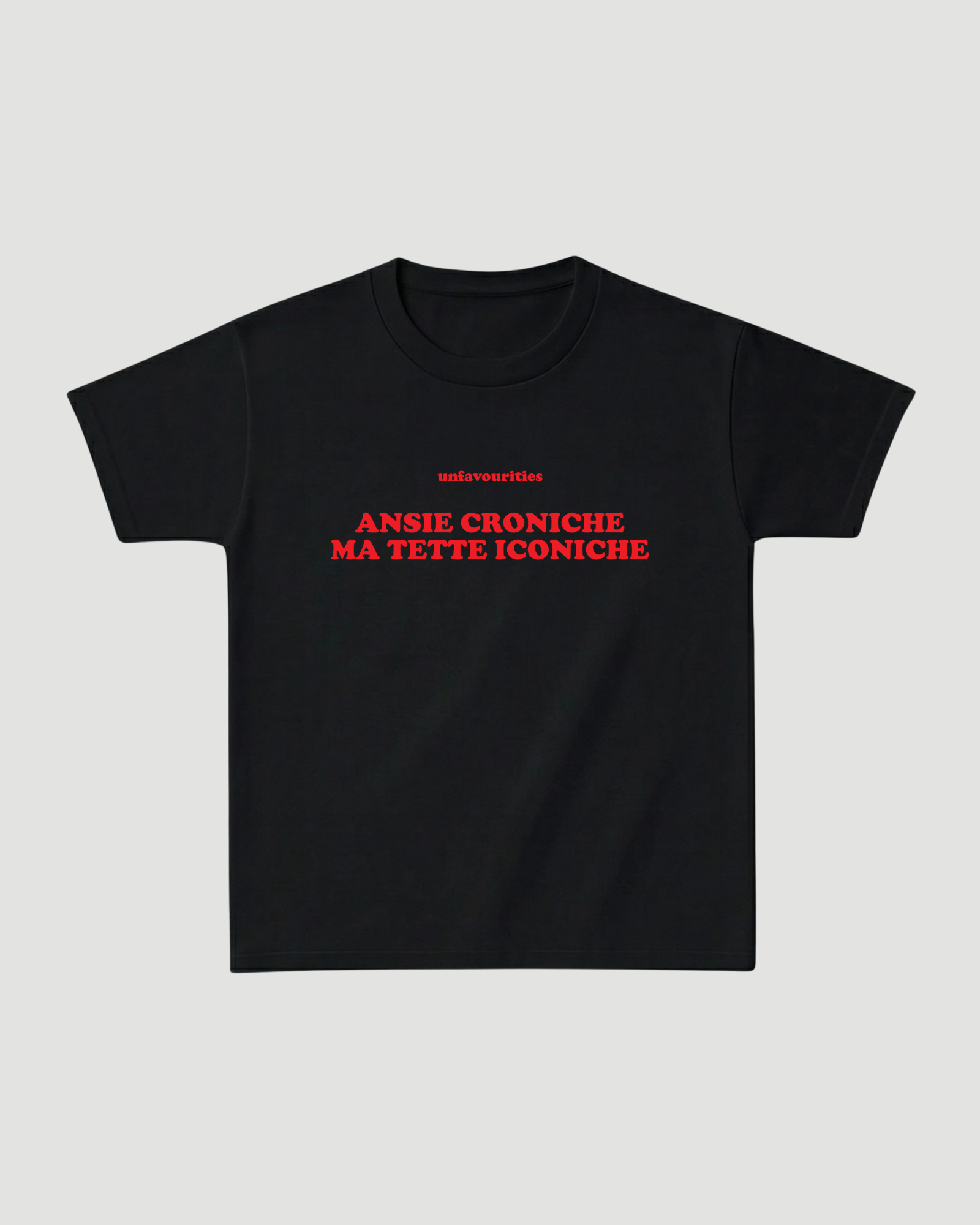 'ansie croniche ma tette iconiche' classic tee - Unfavourities