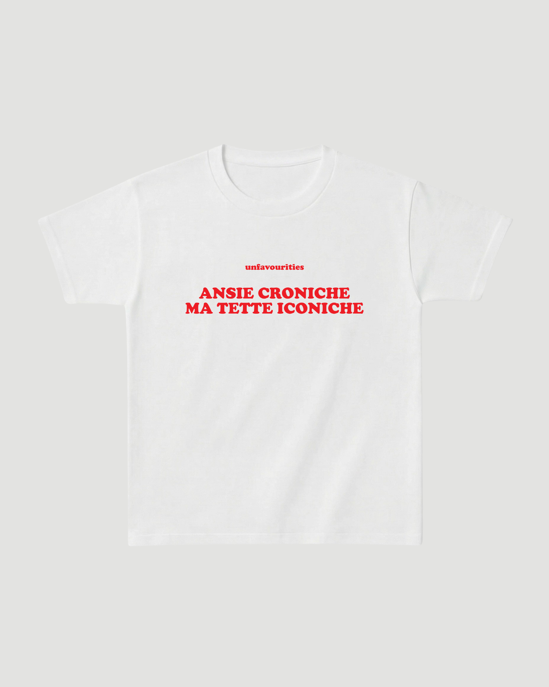 'ansie croniche ma tette iconiche' classic tee - Unfavourities