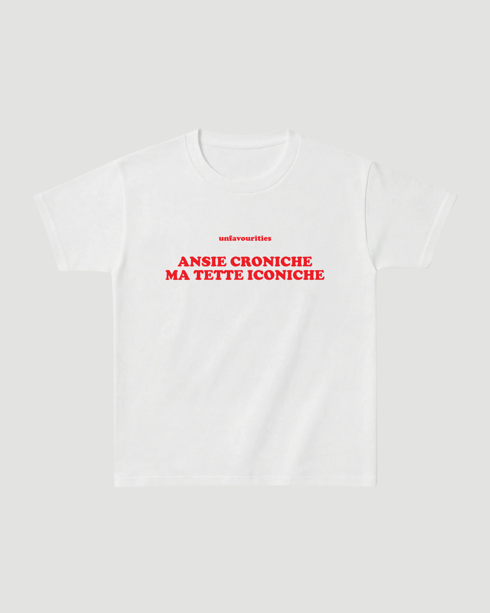'ansie croniche ma tette iconiche' classic tee - Unfavourities