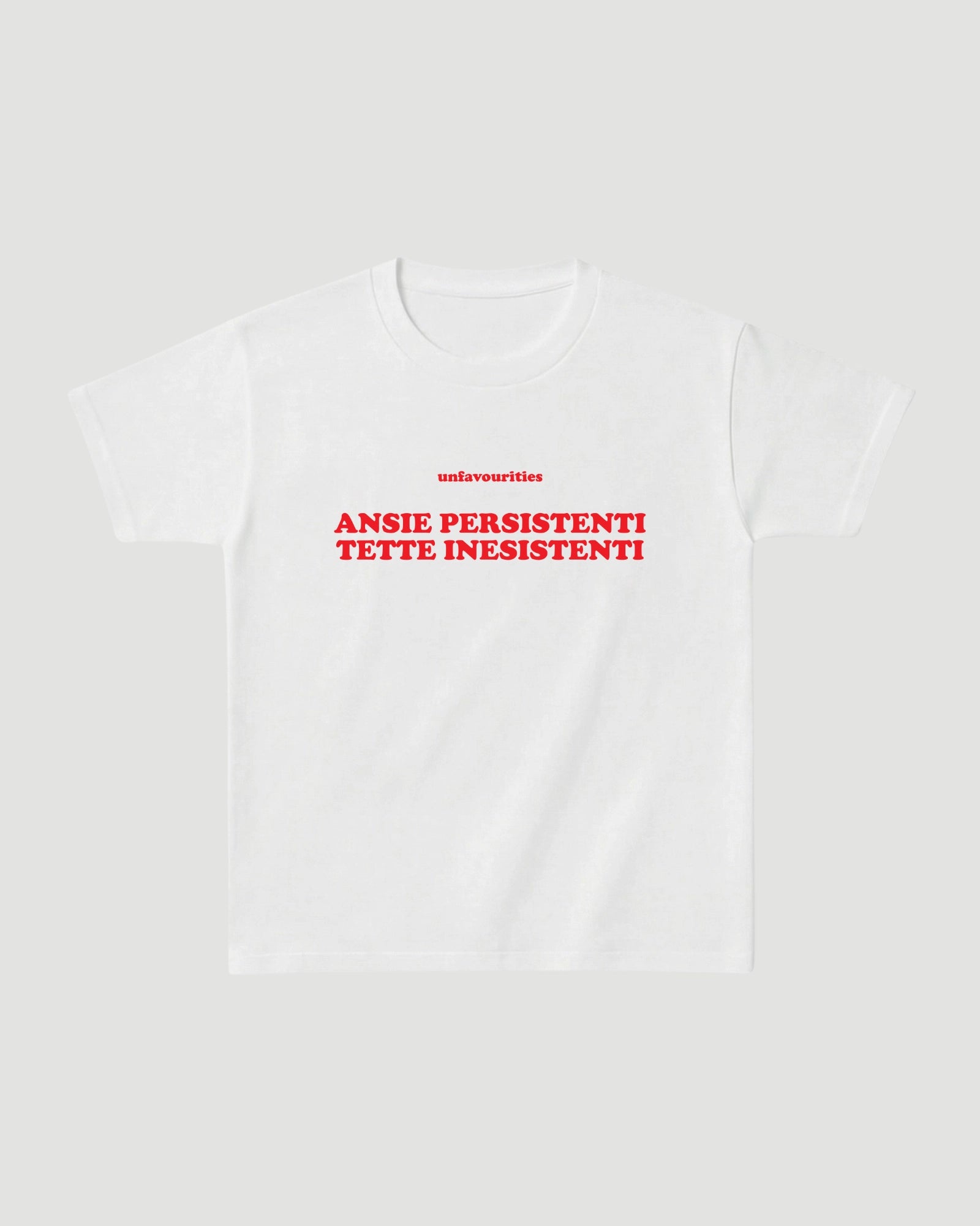 'ansie persistenti tette inesistenti' classic tee - Unfavourities