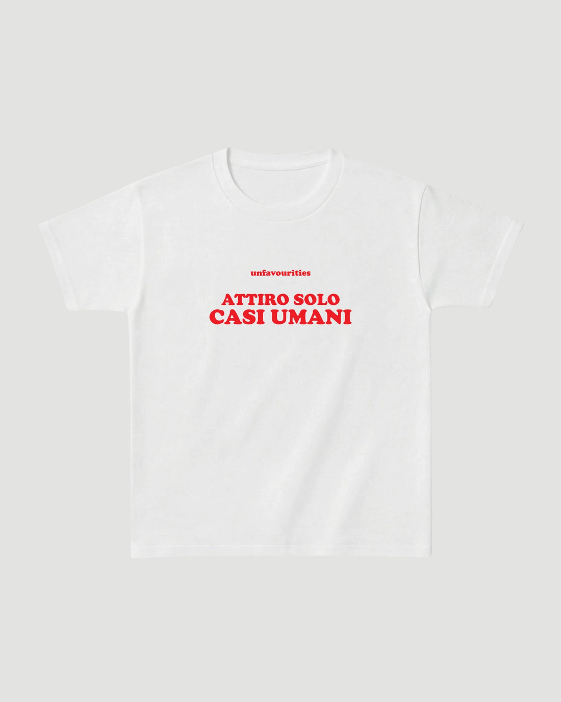 'attiro solo casi umani' classic tee - Unfavourities