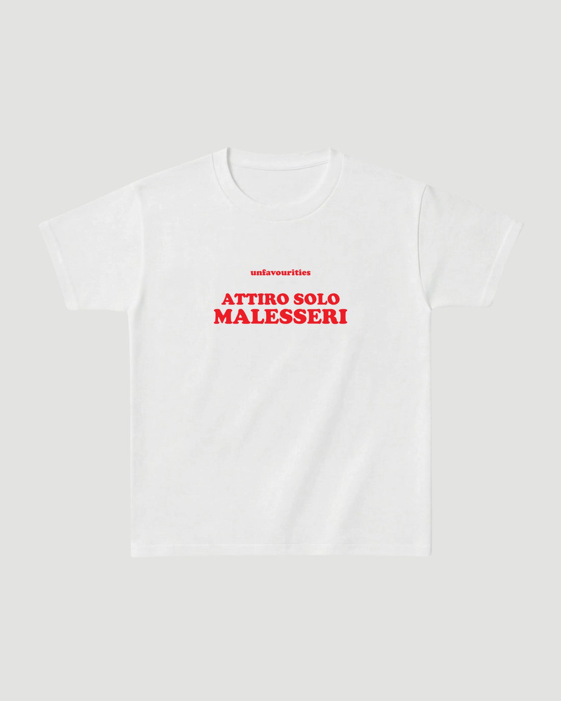 'attiro solo malesseri' classic tee - Unfavourities