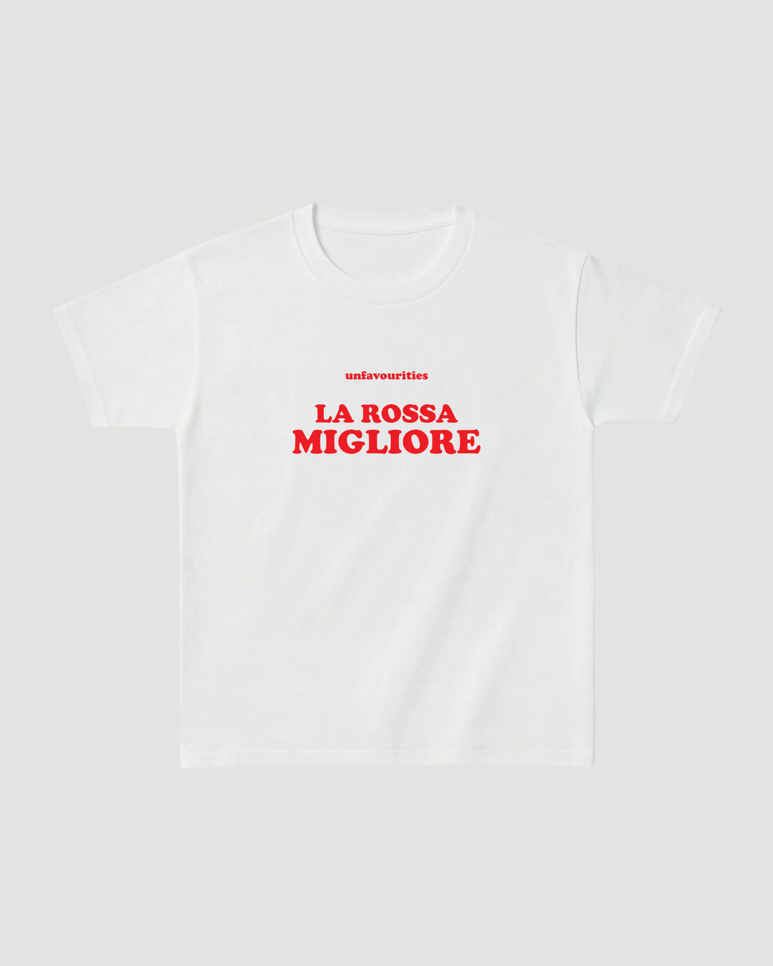 'la rossa migliore' classic tee - Unfavourities